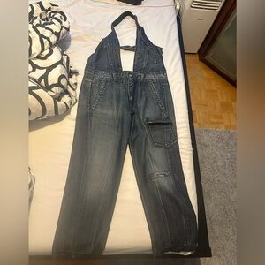 Miss Sixty Dark Denim Overalls